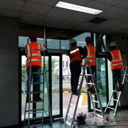 Automatic Sliding Door Installation